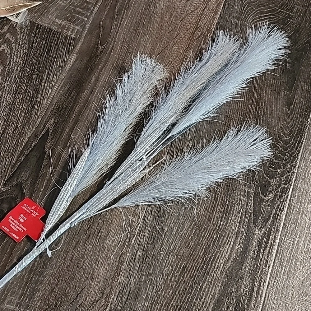 5x gold & silver Ashland faux floral Stems